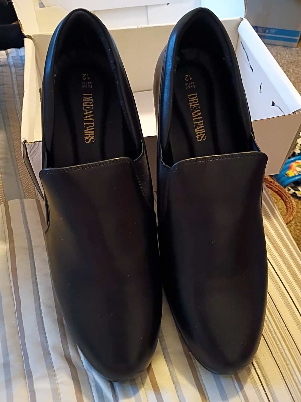 Dream Pairs Women's Black Slip-On Dress Shoes